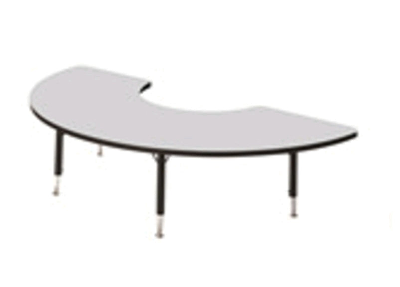 Tuf-Top Arc height adjustable table Red Blue Grey Sky Blue