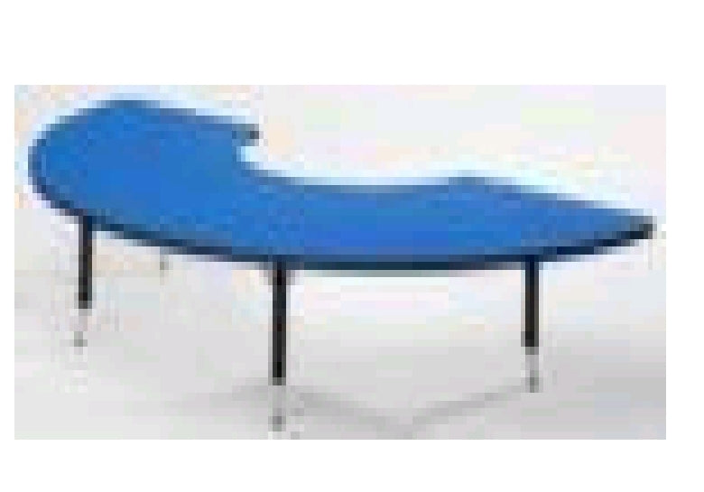 Tuf-Top Arc height adjustable table Red Blue Grey Sky Blue