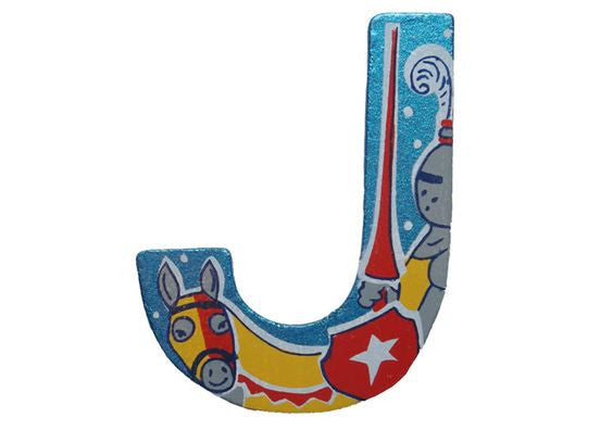Blue wooden letters - Toy Giant 