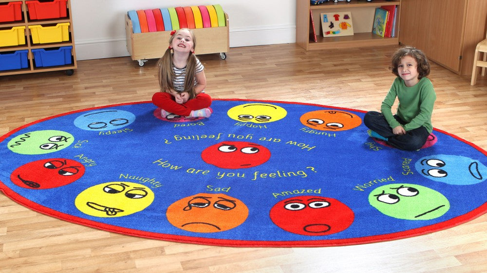 Emotions Interactive Oval carpet - Toy Giant 