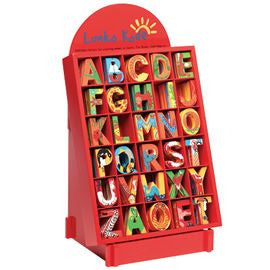 Multi-coloured wooden letters - Toy Giant 