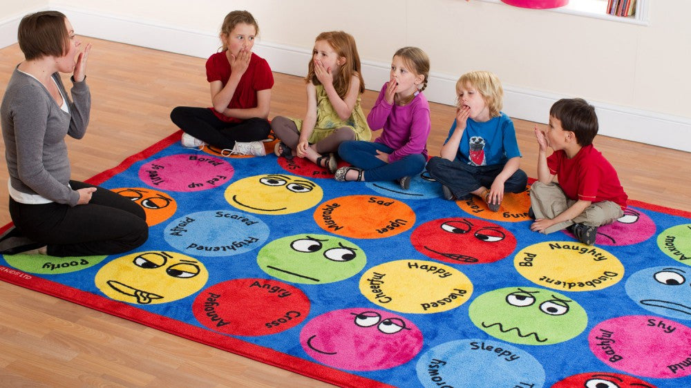 Emotions Interactive Rectangular carpet - Toy Giant 