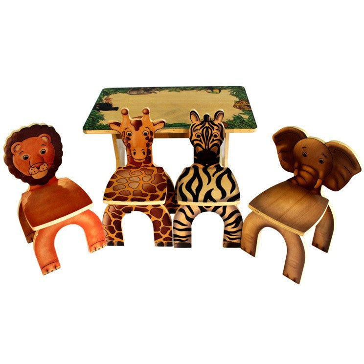 Safari Animal Table and chairs - Toy Giant 
