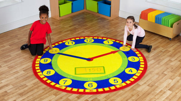 Tell the Time carpet and activity pack - Toy Giant 