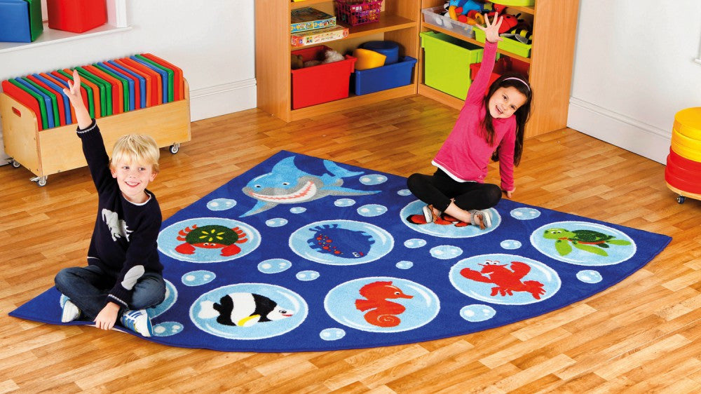 Under the sea corner placement carpet - Toy Giant 